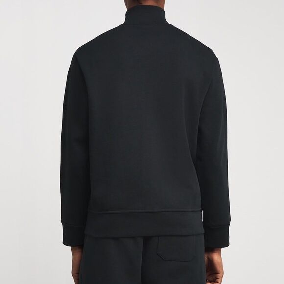 Polo Ralph Lauren Black Cotton Blend Zip-Up Sweatshirt Jacket Men Size 2XLT (B4) - Picture 5 of 14